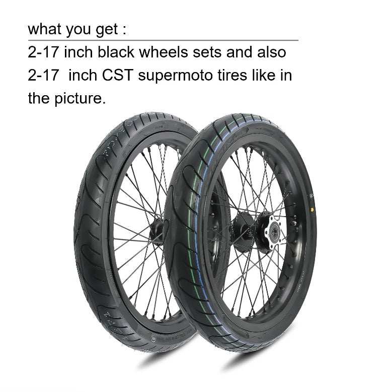 17-inch Supermoto Wheelset — product view 2